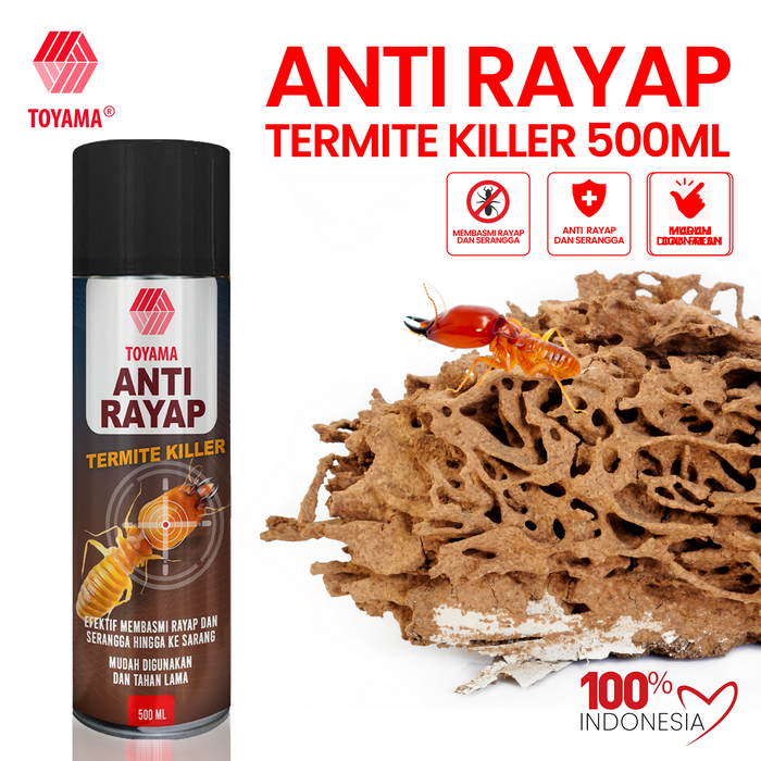 Gambar Anti Rayap Sprai Toyama 500 ML Original Ampuh dari Toyama ID Kab. Bogor Tokopedia