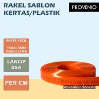 Gambar Oratech Karet Rakel Sablon Kertas Plastik Lancip Orange 85A 27x5mm dari Provenio Indonesia Kota Administrasi Jakarta Timur 1 Tokopedia