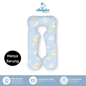 Obayito Sarung Bantal Ibu Hamil Cotton Satin Jepang Terbaik