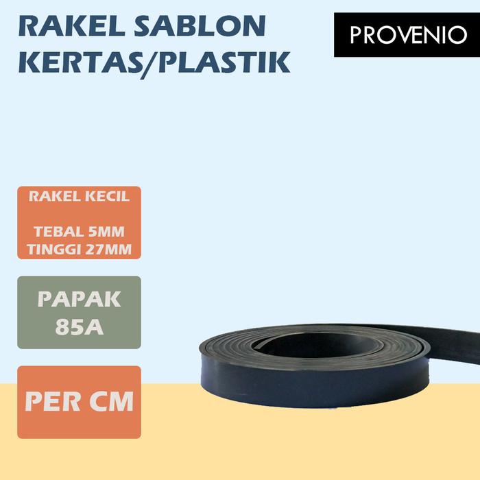 Gambar Unistar CTLS Papak Karet Rakel Sablon Kertas Vinyl Plastik Cokelat  85A 27x5mm dari Provenio Indonesia Kota Administrasi Jakarta Timur Tokopedia