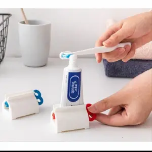 Penjepit Putar Odol Jepit Dispenser Tooth Paste Kamar Mandi Sikat Gigi Traveling