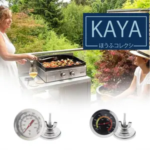 Oven Termometer Celsius Fahrenheit Grill Baking Panggangan Bakar Thermometer Probe Stainless Steel