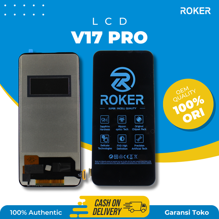 Gambar ROKER LCD TOUCHSCREEN VIVO V17 PRO / 1910 / V19 PRO Fullset Original Layar HP Plastik Berkualitas Garansi 7 Hari dari Roker Indonesia Kota Administrasi Jakarta Pusat Tokopedia