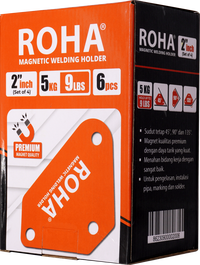 Gambar ROHA MAGNETIC WELDING HOLDER | Magnetic Las 2" Set of 4 dari Toko Perkakasku Os Kota Administrasi Jakarta Pusat 3 Tokopedia