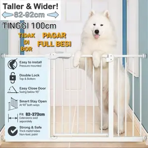PET GATE / PAGAR PINTU ANJING / PAGAR PINTU PEMBATAS ANJING / DOG GATE HIGH QUALITY