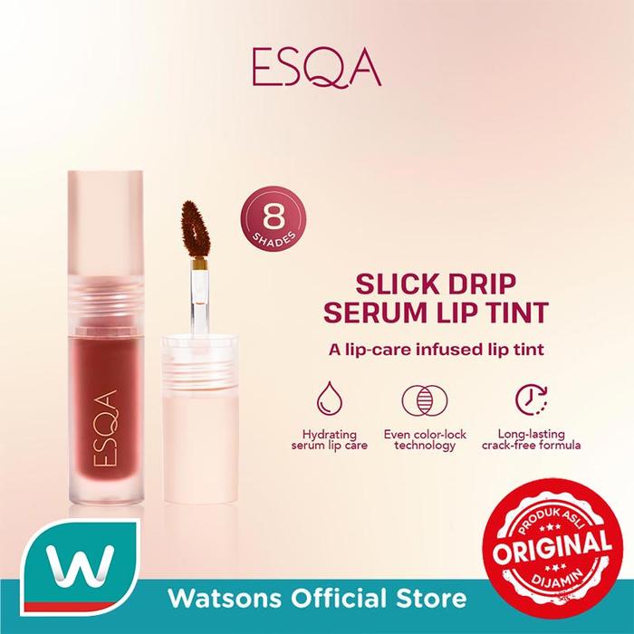 Gambar Esqa Slick Drip Serum Lip Tint Flaming Red 2.5Ml dari Watsons Indonesia Official Store Kab. Tangerang Tokopedia