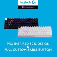Gambar Logitech G Pro X 60 Keyboard Gaming Wireless Tactile 60% Lightsync RGB - White dari Click & Go Tokopedia Kota Bandung 2 Tokopedia