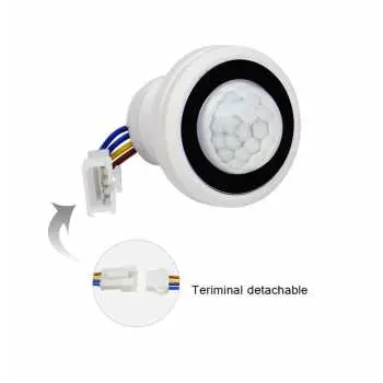 Saklar Sakelar Lampu PIR Switch Motion Sensor Gerak Otomatis Infrared Infra Merah 1 pcs 6