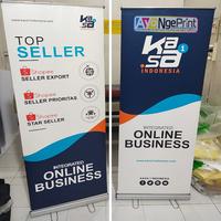Gambar Cetak Print Roll Up Banner 60x160 Cm & 80x200 Cm | Standing Roll Banner Aluminium + Rangka dari Percetakan Ayo Ngeprint Bekasi Kota Bekasi 3 Tokopedia