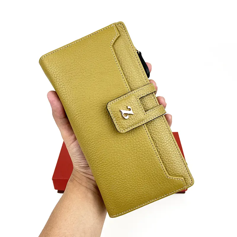 Dompet Kulit Wanita Model Resleting Bahan Kulit Sapi Asli Garut Z-092 0