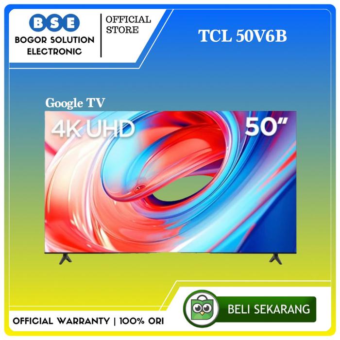 Promo TV TCL 50 Inch Google TV 50V6B 4K UHD Google TV TCL 50V6B 50