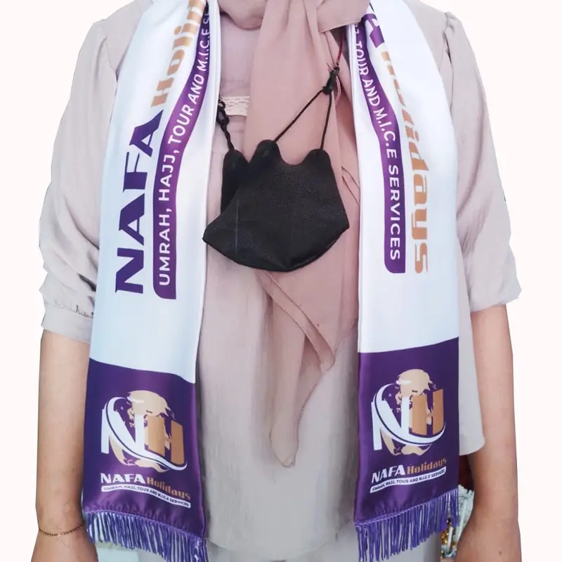 Nazhifa Printing - Syal Printing Custom Umroh / Bola / Komunitas / Wisata / Suporter 4