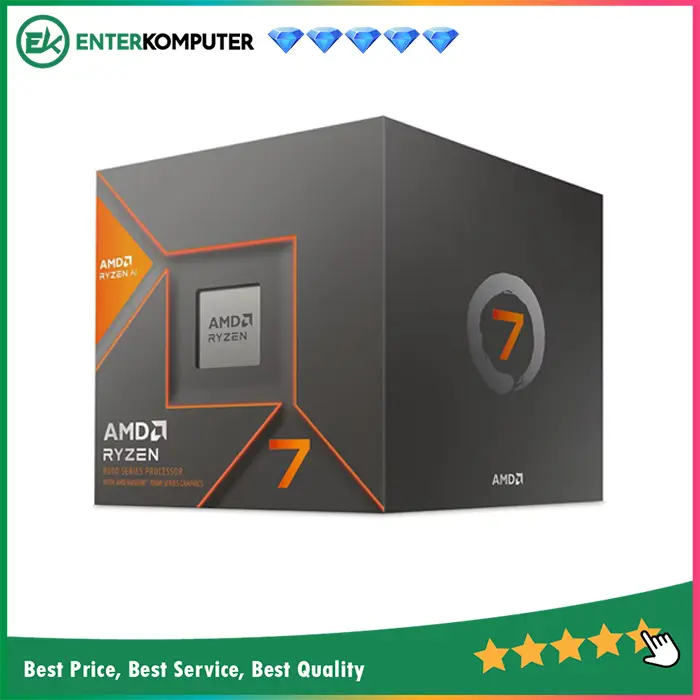 AMD Ryzen 7 8700F 4.1Ghz Up To 5.0Ghz Cache 16MB 65W AM5