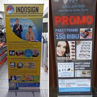 Gambar Cetak Print Roll Up Banner 60x160 Cm & 80x200 Cm | Standing Roll Banner Aluminium + Rangka dari Percetakan Ayo Ngeprint Bekasi Kota Bekasi 4 Tokopedia