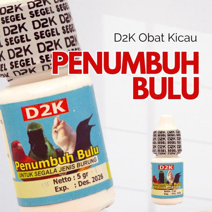 Gambar Vitamin Burung D2K PENUMBUH BULU Merangsang Proses Tumbuh Bulu Baru dari Seputar Burung Indonesia Kab. Sukoharjo Tokopedia