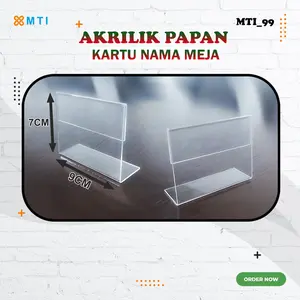 AKRILIK NAMA / AKRILIK STAND / PAPAN NAMA AKRILIK / STAND KARTU NAMA