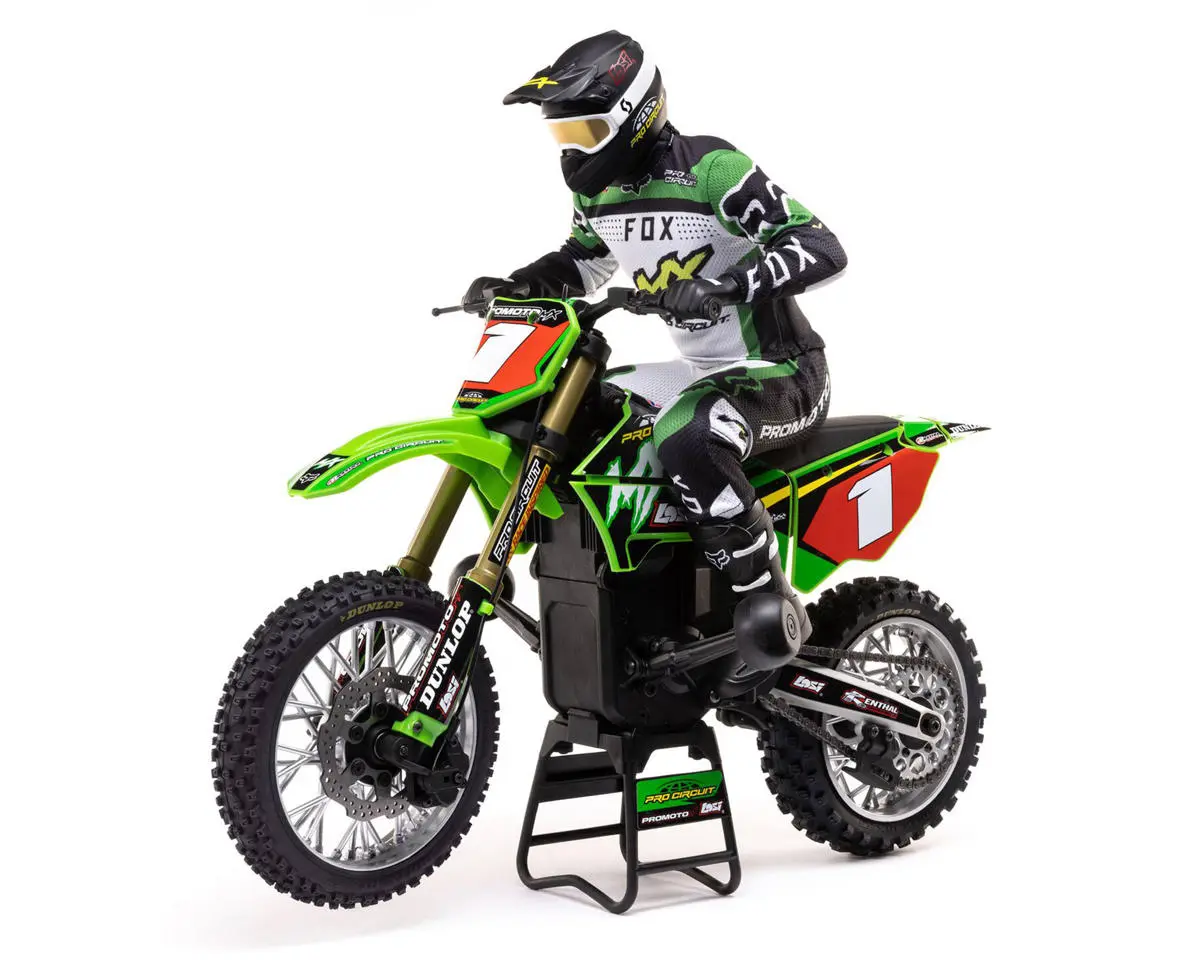 LOSI PROMOTO MX 1/4 MOTORCYCLE RTR COMBO (PRO CIRCUIT) #LOS06002
