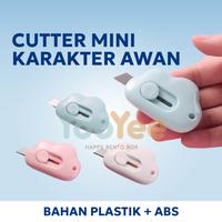 Gambar Cutter Mini Karakter Awan Pisau Pemotong Mini - CutterMiniPolos dari Yooyee Indonesia Kota Administrasi Jakarta Barat 1 Tokopedia