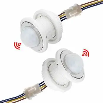 Saklar Sakelar Lampu PIR Switch Motion Sensor Gerak Otomatis Infrared Infra Merah 1 pcs 5