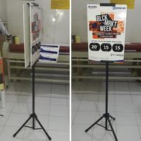 Gambar Print Cetak Tripod Banner 60x80 cm | Plus Printing + Tripod Standing Banner dari Percetakan Ayo Ngeprint Bekasi Kota Bekasi 4 Tokopedia