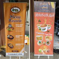 Gambar Cetak Print Roll Up Banner 60x160 Cm & 80x200 Cm | Standing Roll Banner Aluminium + Rangka dari Percetakan Ayo Ngeprint Bekasi Kota Bekasi 5 Tokopedia