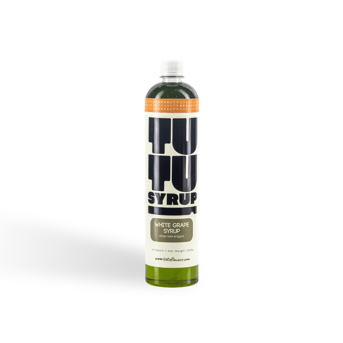Gambar Tutu Flavors White Grape Syrup 1000ml - Sirup buah Anggur / Muscat dari BAR TOOLS INDONESIA Kota Malang Tokopedia
