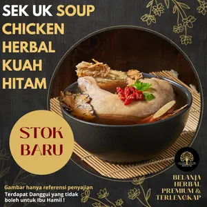 Premium Tim Ayam Hitam Sek Uk Tim Ayam Herbal Kuah Hitam Ciakpo Ori