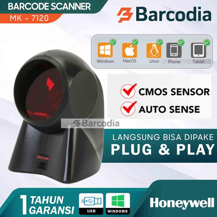 Gambar HONEYWELL ORBIT 7120 OMNI BARCODE SCANNER LASER DUDUK - USB dari Barcodia Kota Administrasi Jakarta Pusat Tokopedia