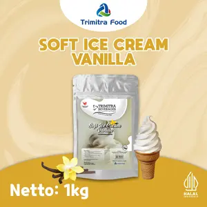 Bubuk Es Krim Vanilla / Soft Ice Cream Vanilla Powder 1 Kg Halal