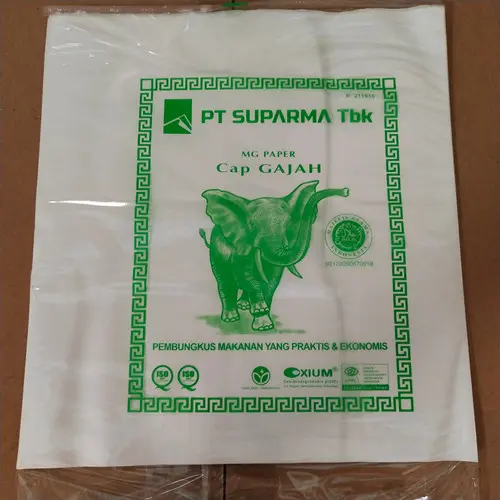 kertas nasi KFC pembungkus nasi anti lengket cap gajah