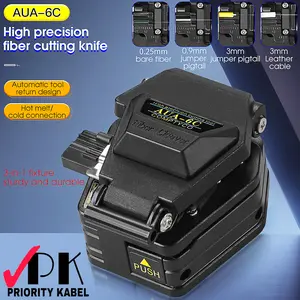 SKL-6C A-6C FC-6S Fiber Cleaver Cable Cutting Knife FTTT Fiber Optic Knife Tools Cutter Fiber Cleavers 16 Surface
