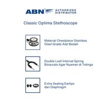 Gambar Stetoskop ABN Classic Optima Ukuran Dewasa - Black dari ABN Official Indonesia Kota Administrasi Jakarta Pusat 3 Tokopedia