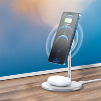Gambar Wireless Charger WiWU 2-in-1 15W Phone + 5W AirPods/TWS QC PD Power Delivery Fast Charging (Wi-W019) dari WiWU Official Kota Bekasi 2 Tokopedia