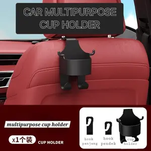 Cup Holder Botol Mobil Tempat minum gantung barang multipurpose serbaguna / gantungan botol headrest jok mobil cup organizer with hook