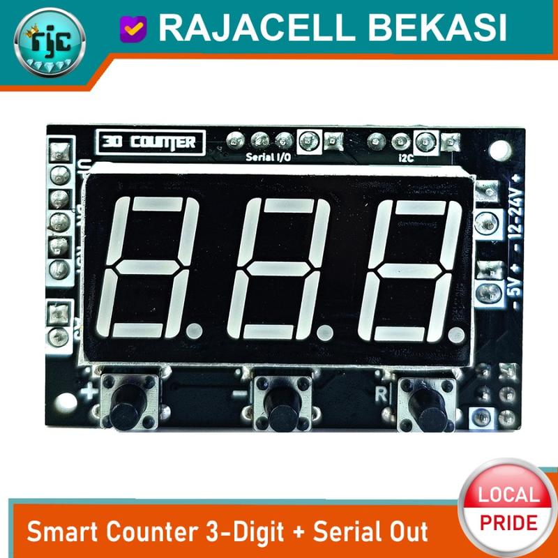 SMART Programmable Counter Digital 3 Digit Alat Hitung Up-Down Data ...