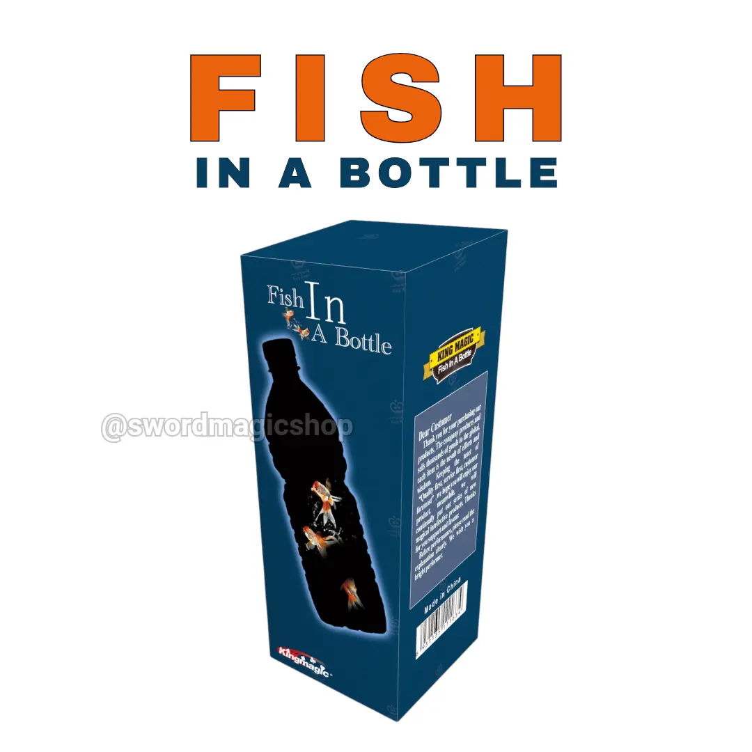 Sulap Fish in A Bottle - Sulap Appearing Fish - Sulap Muncul Ikan Asli