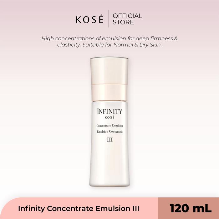 Gambar KOSE Infinity Concentrate Emulsion III - 120ml dari Sekkisei by KOSE Kota Administrasi Jakarta Pusat Tokopedia