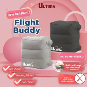 ULTIMA Flight Buddy Inflatable Foot Rest | Bantalan Penyangga Kaki