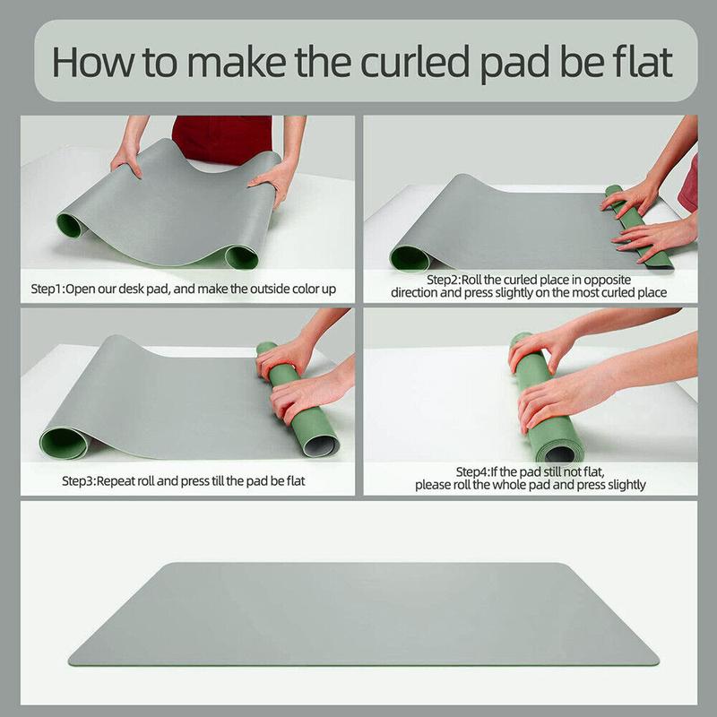 Mousepad Deskmat Kulit PU Leather Big Size XXL Waterproof alas keyboard 4