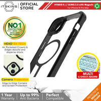 Gambar Case iPhone 15 Pro Max / 15 Pro - HYBRID SLING 2.0  Casing Magsafe Compatible - Black, iPhone 15ProMax dari ITSKINS Official Store Kota Administrasi Jakarta Pusat 1 Tokopedia