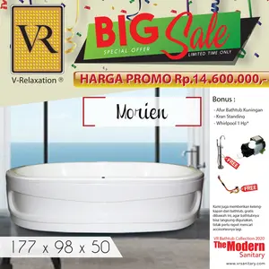 BIG SALE VR BATHTUB STANDING MORIEN WHIRLPOOL JACUZZI