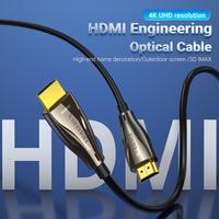 Gambar Vention Kabel HDMI Fiber Optic Active 2.0 Male to Male 4K UHD HDR - ALA 5M dari Techno Computer Bali Kota Denpasar 2 Tokopedia