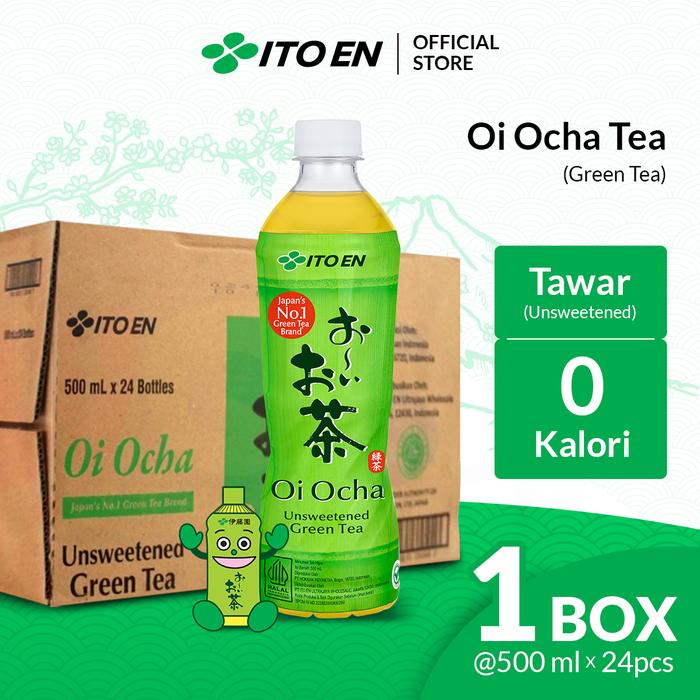 Gambar ITO EN Oi Ocha Green Tea No Sugar 500ml isi 24 pcs dari ITO EN Indonesia Kota Administrasi Jakarta Pusat Tokopedia