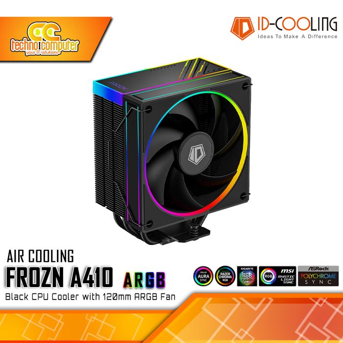 Gambar CPU COOLER ID-COOLING FROZN A410 ARGB - 120mm Air Cooler dari Techno Computer Bali Kota Denpasar Tokopedia