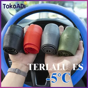 Sarung Stir Mobil Silikon Sarung Setir Mobil Cover Setir Mobil Anti-Slip Tahan Aus Universal