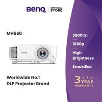 Gambar Meeting Projector BenQ MH560 3800 Lumens 1080P DLP SmartEco Speaker dari BenQ Official Store Kota Administrasi Jakarta Barat 2 Tokopedia