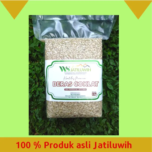 Beras Coklat Jatiluwih 1 kg berkualitas premium dengan harga murah 0