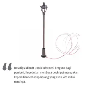 Miniatur Lampu Jalan Taman Maket Dioarama Terrarium - MNOO30