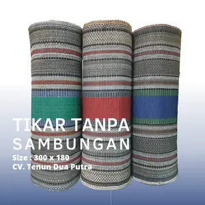 Tikar Lipat hajatan Jumbo Tanpa Sambungan Ukuran 300x180 atau 3x2 Karpet Nyaman Tahan Lama Berkualitas Merah Hijau Biru Biru