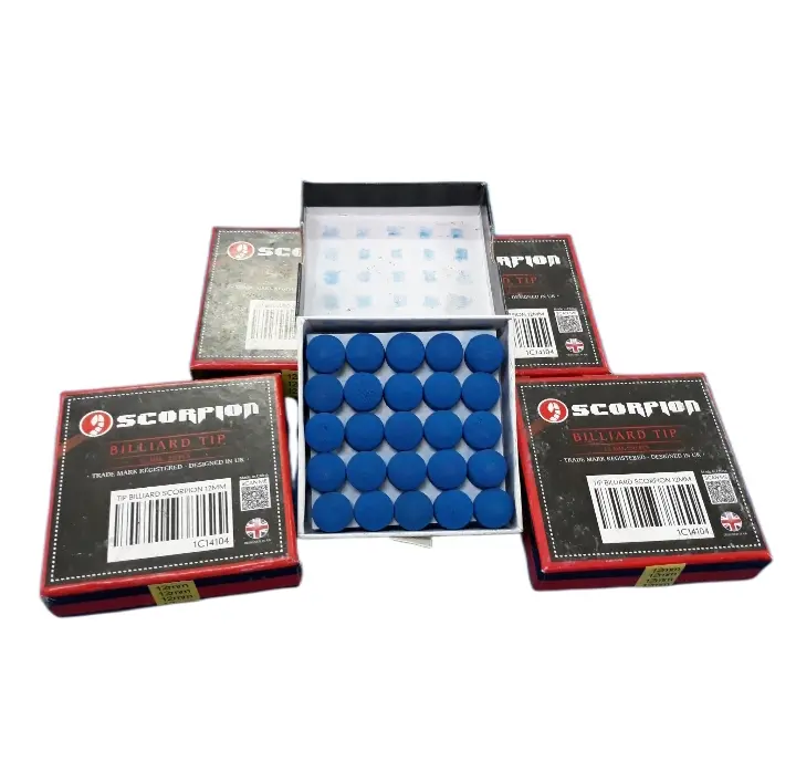 ELK Master Tip Billiard Scorpion / Ujung Stik Billiard 12mm dan 13mm isi 10pcs/50pcs